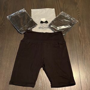 Women’s Biker shorts Black Large/X-Large 3 PACK